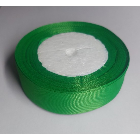 Лента репсовая однотонная 2,5 см*20 ярдов, цена за катушку